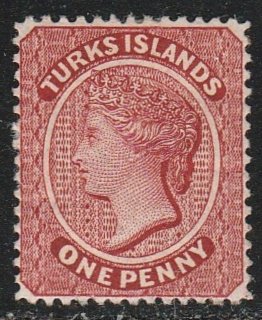 Turks Islands #40 Mint Hinged Single Stamp cv $77.50