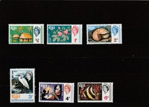 Fiji  Scott#  240-256  MH  (1968 Various Designs)