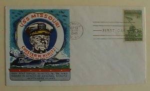 US  FUEGEL FDPO SE 10,1945 NIMITZ