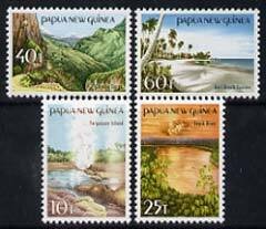 PAPUA NEW GUINEA - 1985 - Tourist Scenes - Perf 4v Set - Mint Never Hinged