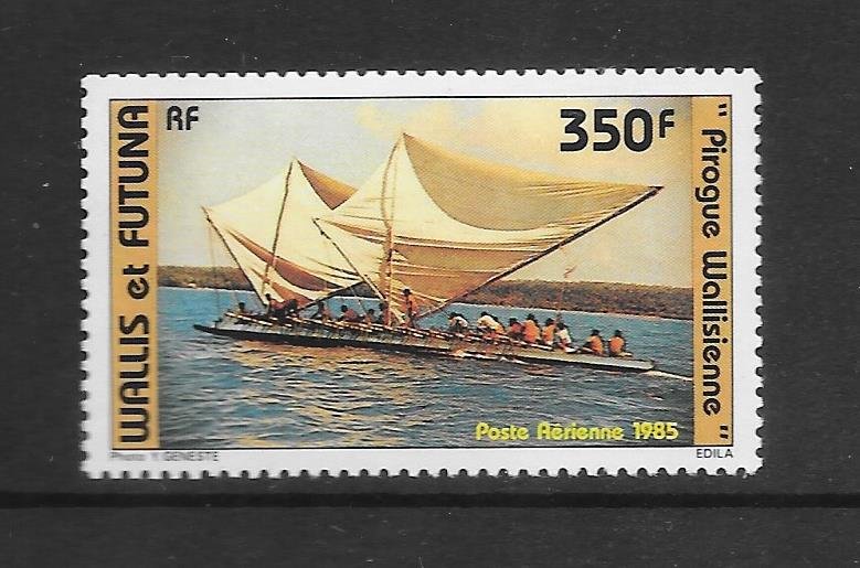 WALLIS & FUTUNA  #C142  PIROGUE   MNH