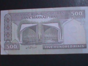 ​IRAN- BANK OF MARKAZI IRAN-500 RIALS LIGHT CIRCULATED BANK NOTE VERY FINE