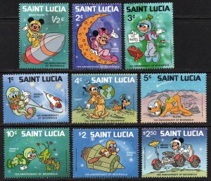 St. Lucia Sc #491-499 MNH