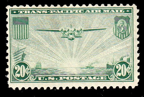 United States Scott C21 Unused hinged.
