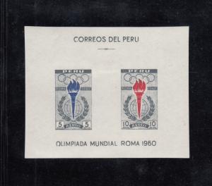 Peru Scott #C173a MH S/Sheet