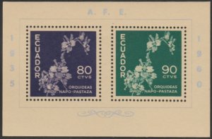 Ecuador #670 MNH Souvenir Sheet cv $5.75