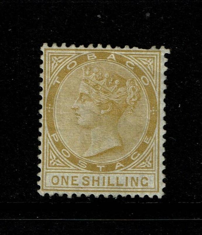 Tobago SG# 12 Mint Hinged / Hinge Rem / Tiny Top Crease - S6231