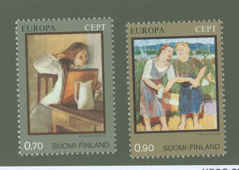 Finland #572-573  Single (Complete Set) (Art)