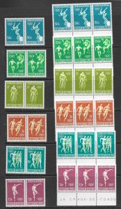 Luxembourg 460-5 Olympics MNH set, lot of 5, 2020 CV $10.50