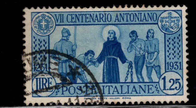 ITALY Scott 262 Used 1931 Saint Anthony of Padua stamp