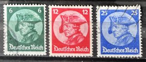 Germany #398-400 Used Set- SCV=$22.00*