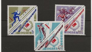 Russia 1966 Winter Spartakiad sg.3266-8 set of 3     MNH