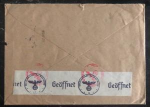 1941 Berlin Germany Censored Cover To Karlstad Sweden