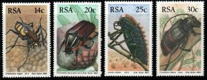 SOUTH AFRICA SG612/5 1986 SOUTH AFRICAN BEETLES MNH