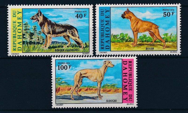 [28899] Benin Dahomey 1974 Animals Dogs MLH