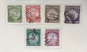 Philippines Post-WW II Lot 1947-69 in Scott Speciality Album CV $71+