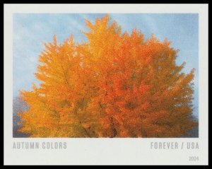 US 5938a Autumn Colors #10 imperf NDC single MNH 2024