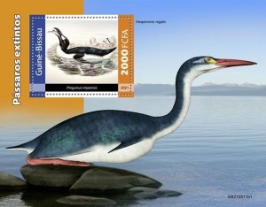 Guinea-Bissau - 2021 Extinct Birds - Stamp Souvenir Sheet - GB210511b1