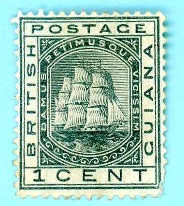 British Guiana, Scott #72, Unused, No Gum