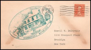 US George Washington Bicentennial Birthplace 1932 Cover