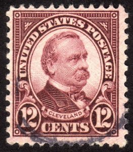 1931, US 12c, Grover Cleveland, Used, Sc 693