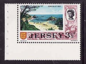 Jersey-Sc#40a- id6-unused NH booklet pane-Portelet Bay-1970-5-