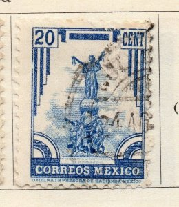 Mexico 1934-35 Early Issue Fine Used 20c. NW-265476