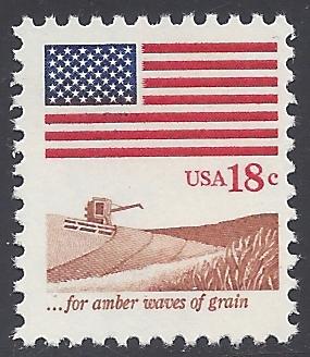 #1890 18c Flag and Anthem 1981 Mint NH