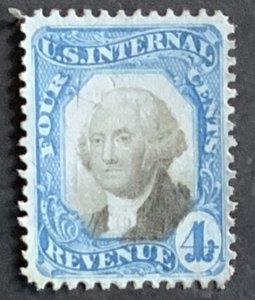 USA REVENUE STAMP SECOND ISSUE 1871 4 CENTS  SCOTT #R106