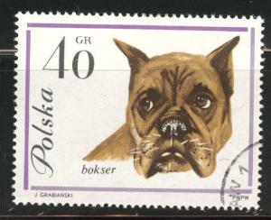 Poland Scott 1117 Used CTO Dog stamp