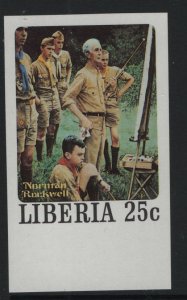 LIBERIA, 856a  MNH IMPERF,  SCOUTING, NORMAN ROCKWELL