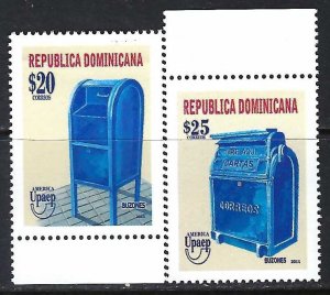 Dominican Republic 1524-25 MNH UPAE BUZONES Z7578-2