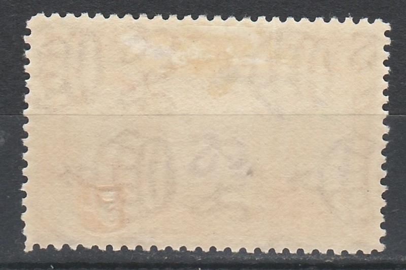 CAYMAN ISLANDS 1938 KGVI SCHOONER 5/- 