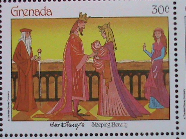 GRANADA- DISNEY CARTOON-SLEEPING BEAUTIFUL FULL SHEET MNH-VERY FINE