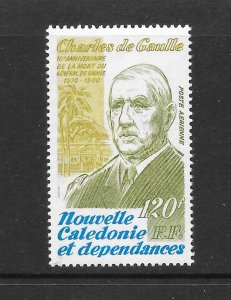 NEW CALEDONIA #C168 CHARLES de GAULLE  MNH