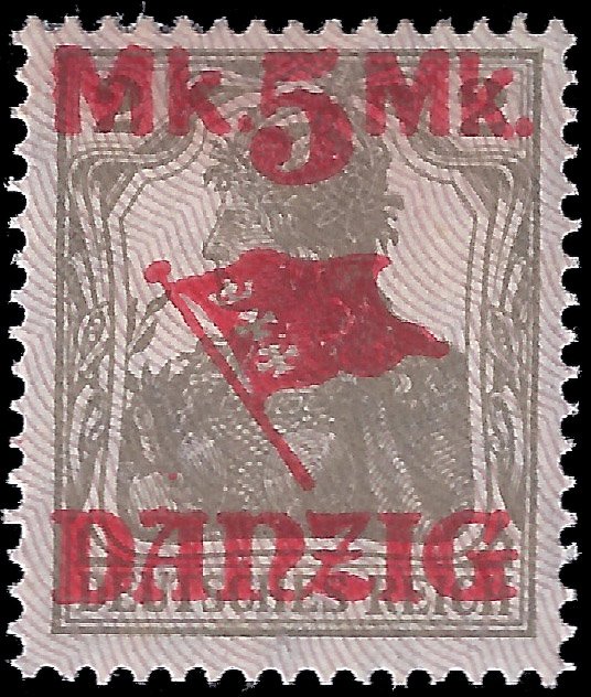 Danzig 1920 Sc 29 mh vf