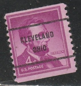 United States   (Precancel)   Cleveland  Ohio  (1)  Coil