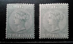  Jamaica #16,16a mint hinged e192.3501