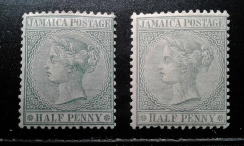  Jamaica #16,16a mint hinged e192.3501