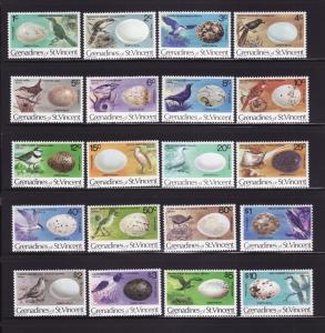 St Vincent Grenadines 133-152 Set MNH Birds