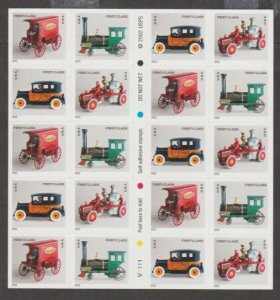 U.S. Scott #3629e First Class Antique Toys Stamps - Mint NH Booklet Pane