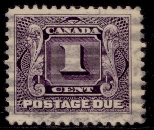 CANADA EDVII SG D2, 1c red-violet, FINE USED.