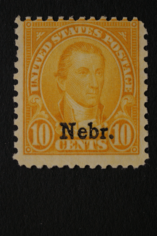 United States #679 10 Cent Monroe Nebr. Overprint 1929 OG