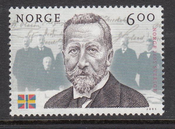 Norway 2005 Scott #1430 6k Norwegian PM Michelsen - 100 Years since Dissolution