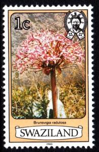 Swaziland - 1983 Flowers 1c MNH** SG 340B