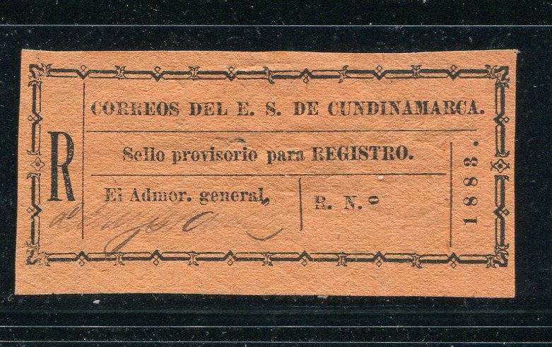 Colombia Cundinamarca #F1 (small this) Used  - Make Me A Reasonable Offer