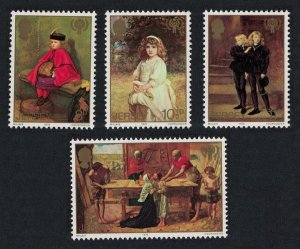 Jersey Paintings by Sir John Millais Intl Year of the Child 4v 1979 MNH