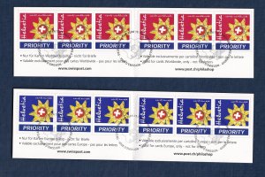 Switzerland  #1135a-1136a  two booklets  2002 cancelled  tourism