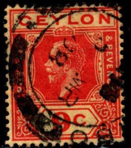 CEYLON Scott 232 Used  stamp nice colors