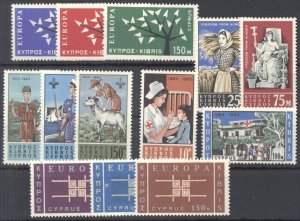 Cyprus 1963 Full year SET MNH VF
